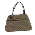 GUCCI GG Canvas Tote Bag Beige 121023 71785