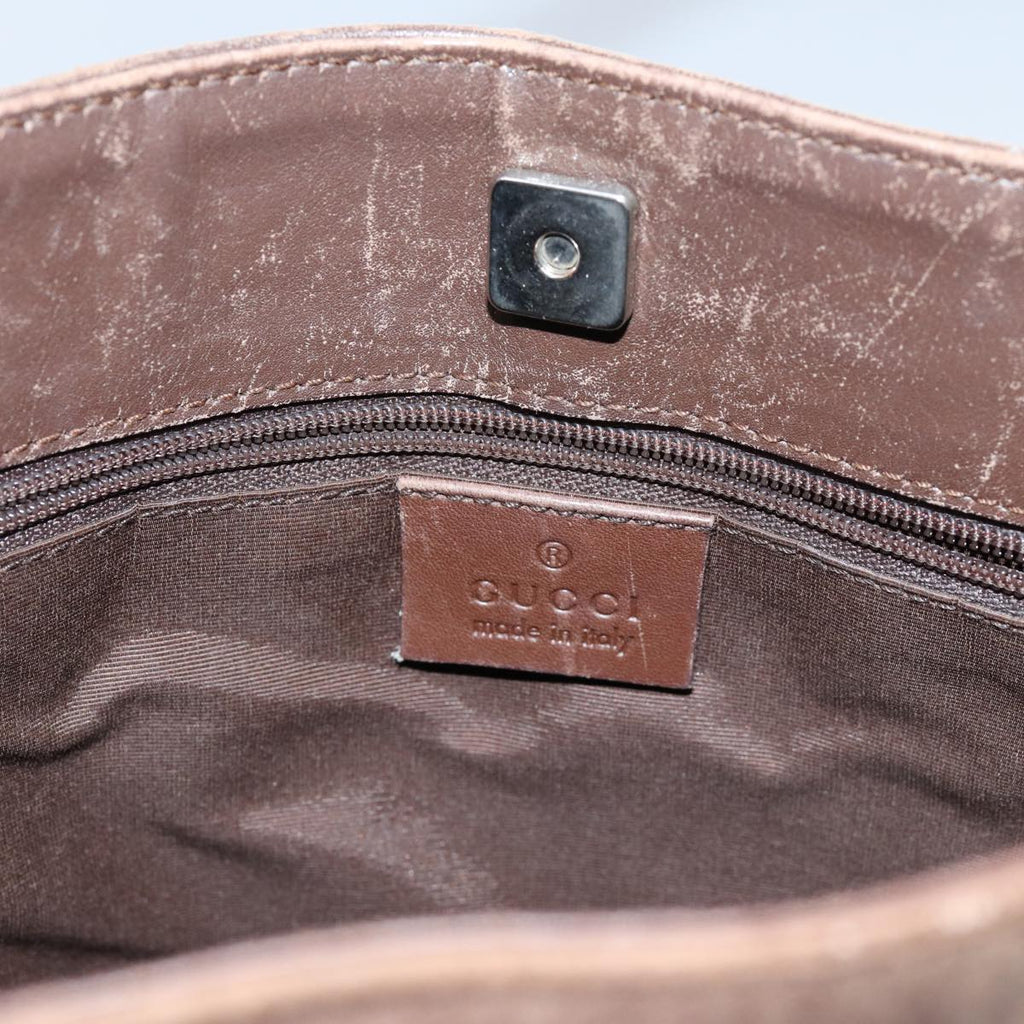 GUCCI GG Canvas Shoulder Bag Beige 33900 71788