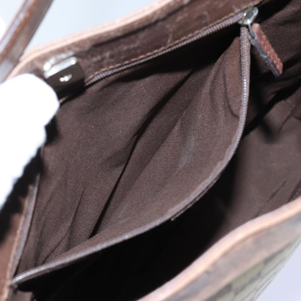 GUCCI GG Canvas Shoulder Bag Beige 33900 71788