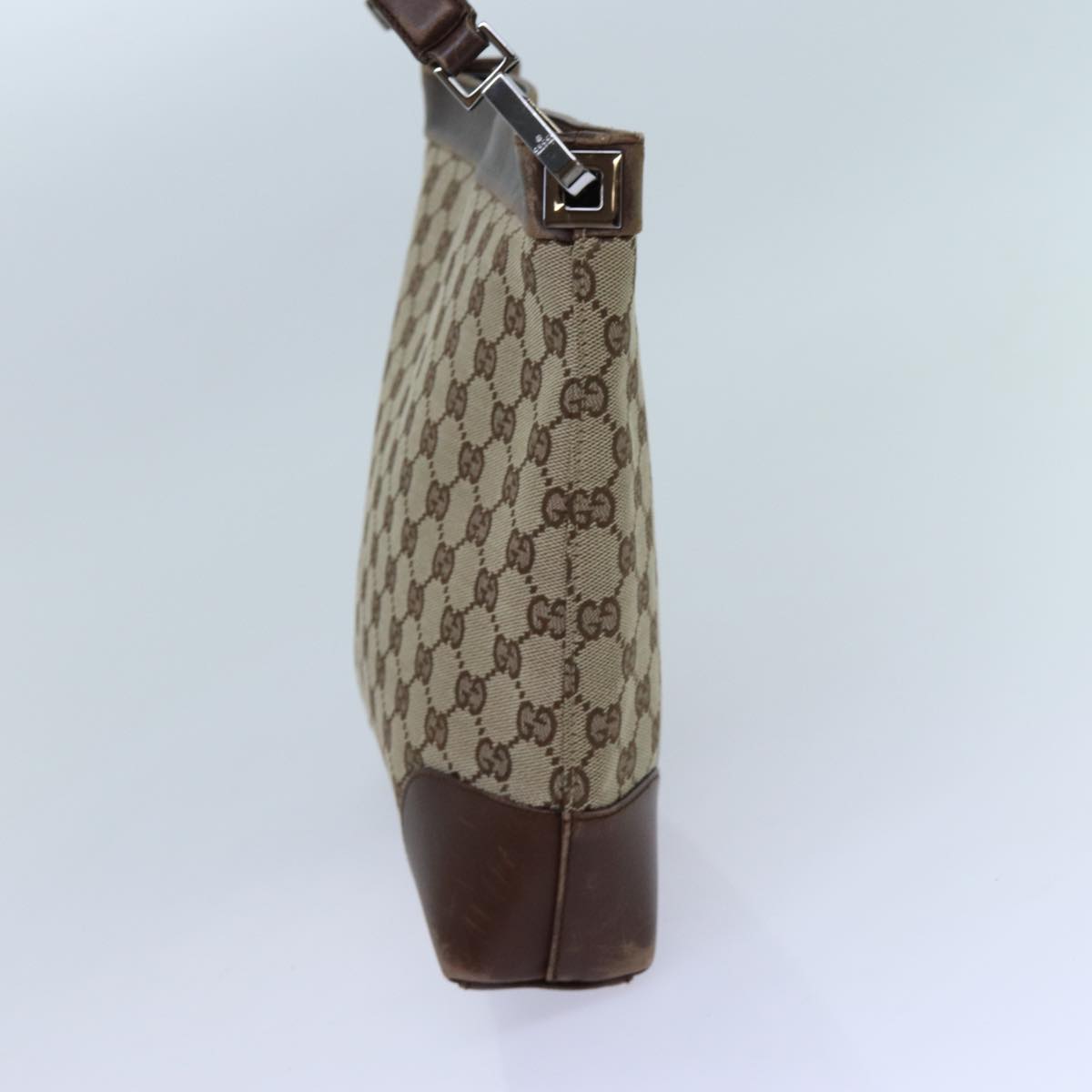 GUCCI GG Canvas Shoulder Bag Beige 33900 71788