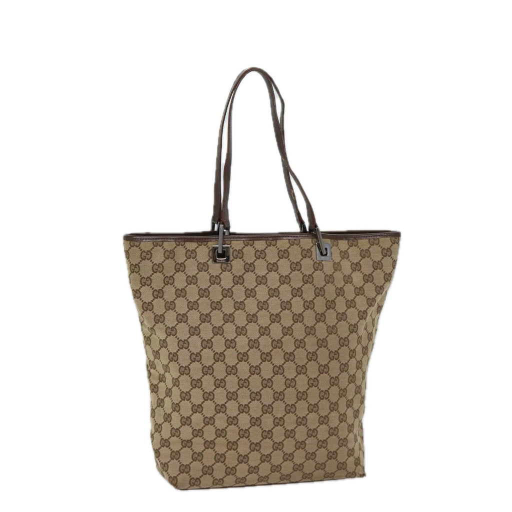 GUCCI GG Canvas Tote Bag Beige 001 1098 71799