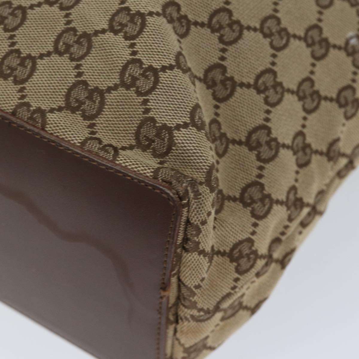 GUCCI GG Canvas Tote Bag Beige 001 1098 71799
