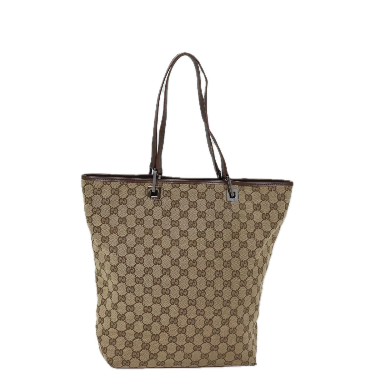 GUCCI GG Canvas Tote Bag Beige 001 1098 71799