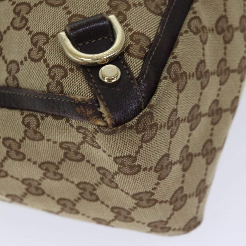 GUCCI GG Canvas Tote Bag Beige 141472 71800