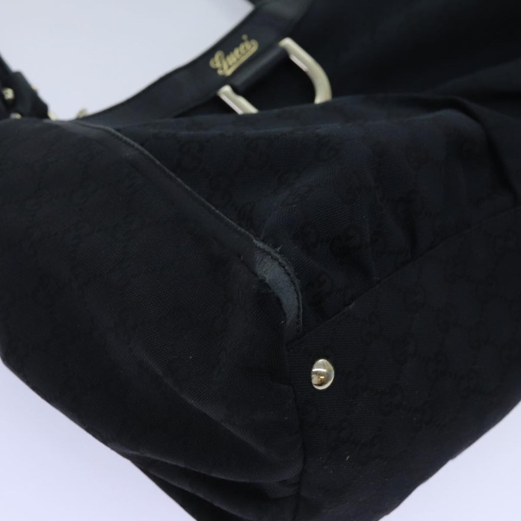 GUCCI GG Canvas Tote Bag Black 189835 71801