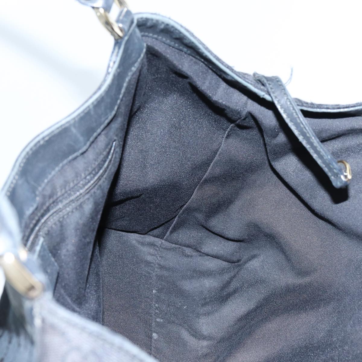 GUCCI GG Canvas Tote Bag Black 189835 71801