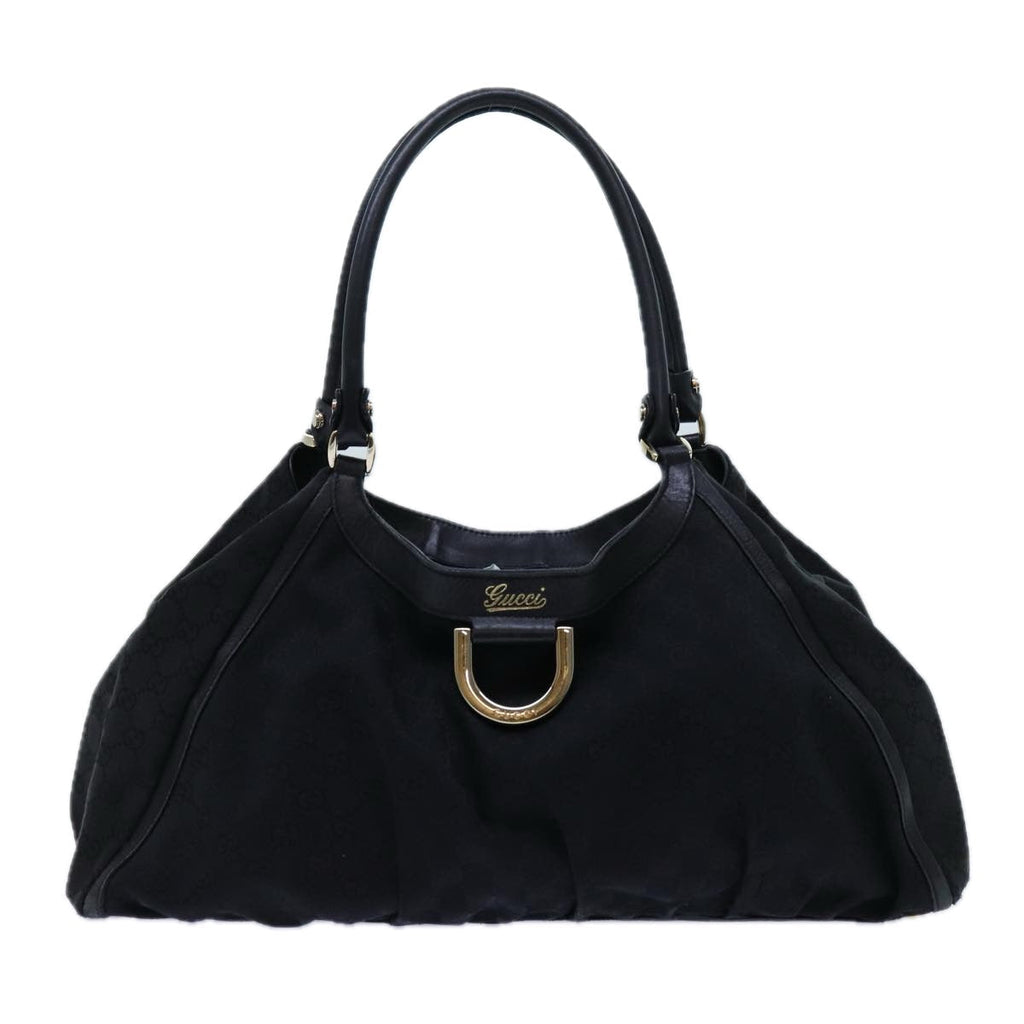 GUCCI GG Canvas Tote Bag Black 189835 71801