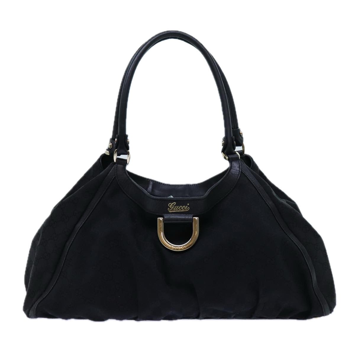 GUCCI GG Canvas Tote Bag Black 189835 71801