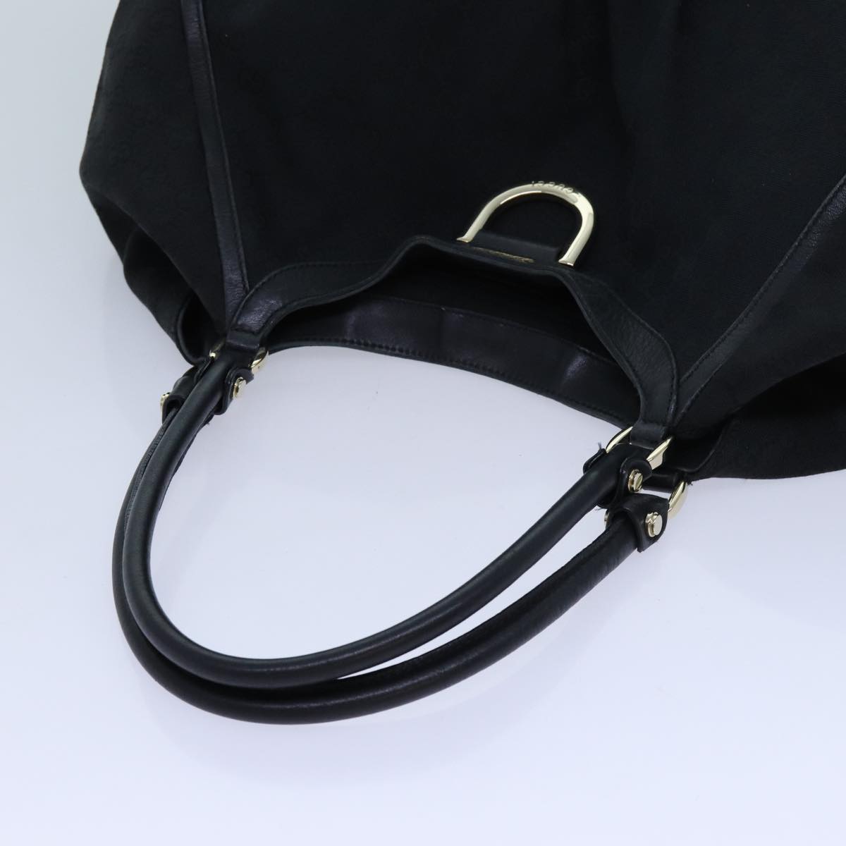 GUCCI GG Canvas Tote Bag Black 189835 71801
