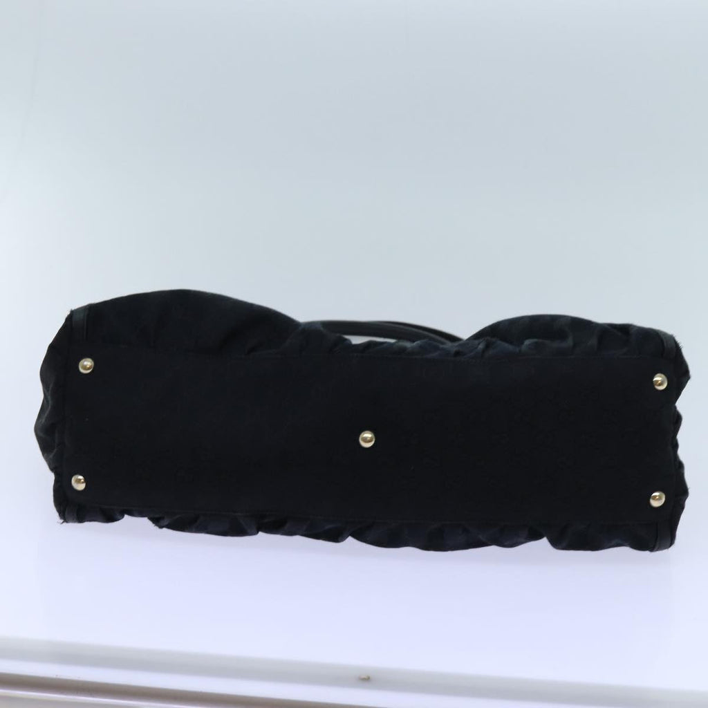 GUCCI GG Canvas Tote Bag Black 189835 71801