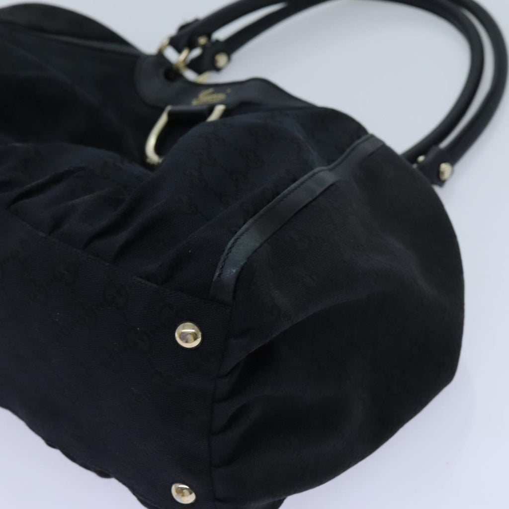 GUCCI GG Canvas Tote Bag Black 189835 71801