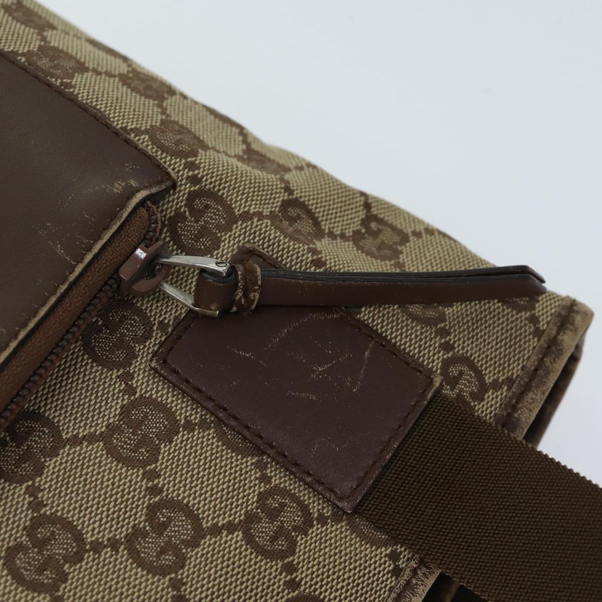 GUCCI GG Canvas Tote Bag Beige 28893 71807