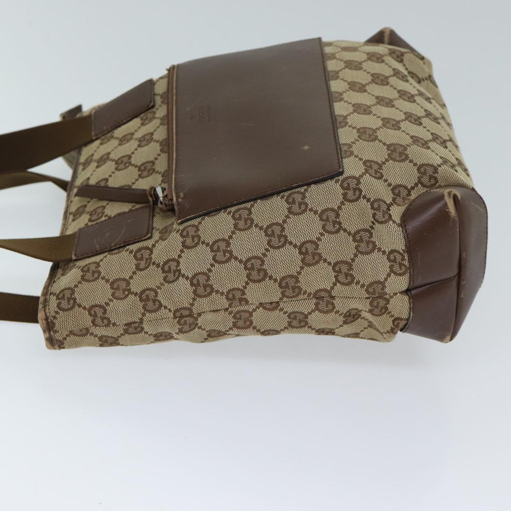 GUCCI GG Canvas Tote Bag Beige 28893 71807