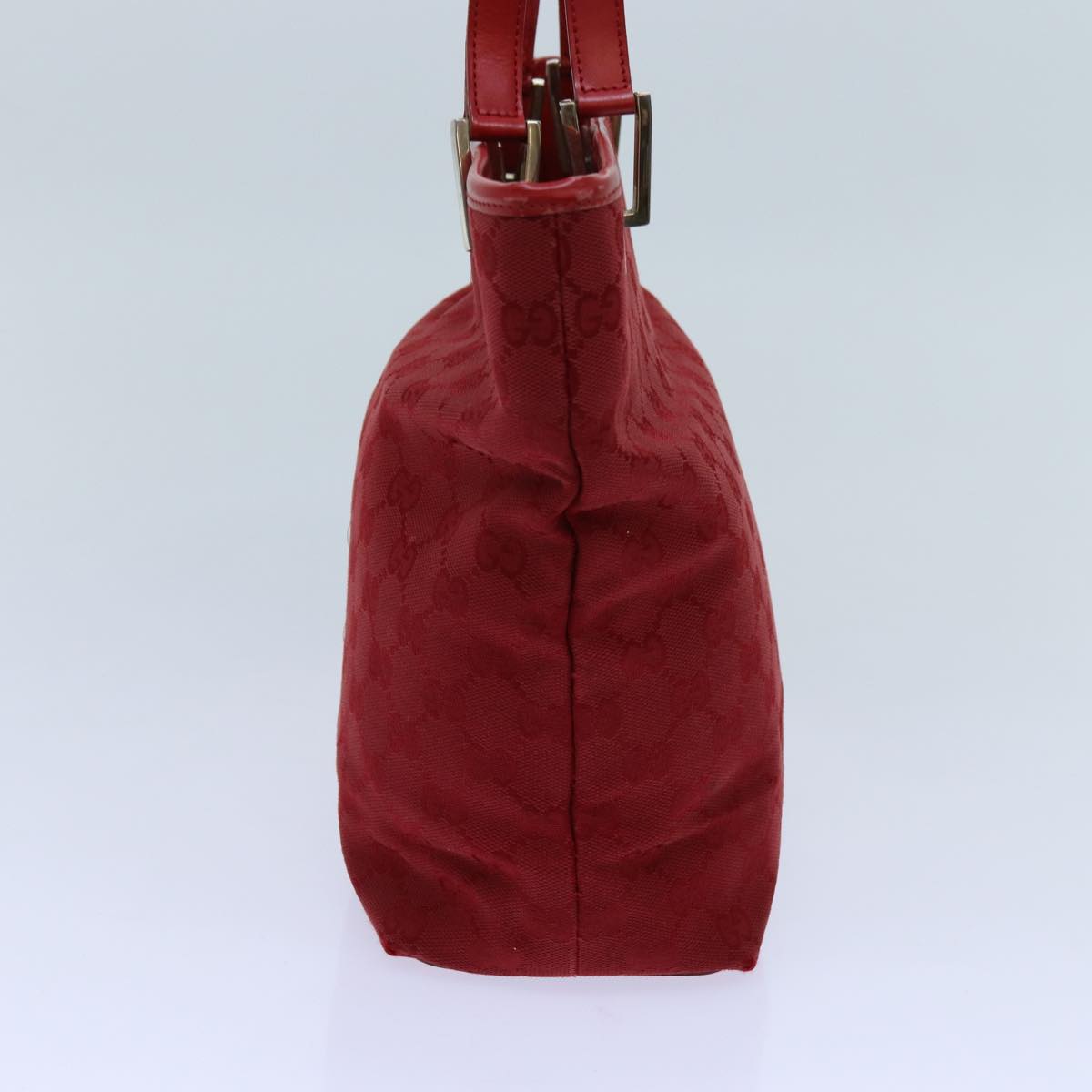 GUCCI GG Canvas Hand Bag Red 002 1099 71810
