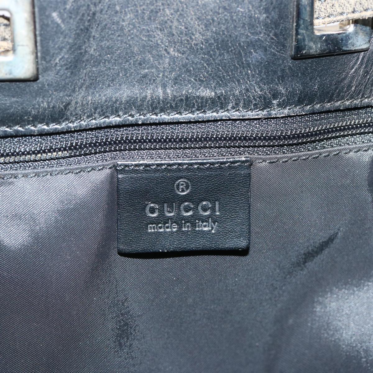 GUCCI GG Canvas Shoulder Bag Black 001 3812 71811