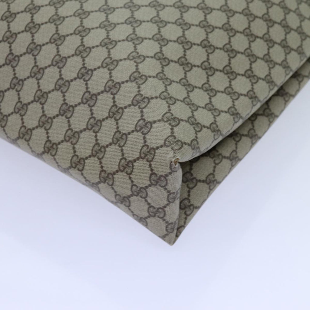 GUCCI GG Supreme Web Sherry Line Tote Bag Beige Red Green 39 02 091 71816