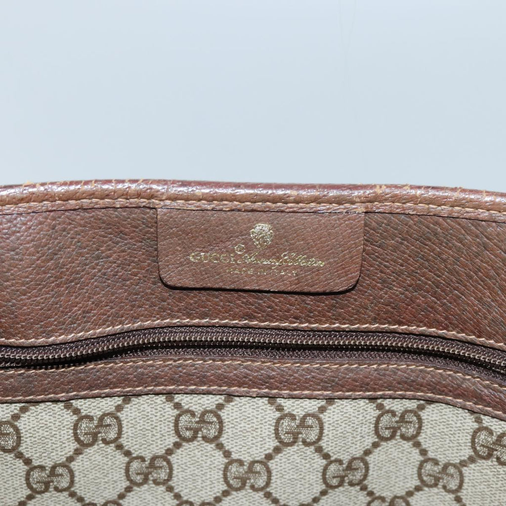 GUCCI GG Supreme Web Sherry Line Tote Bag Beige Red Green 39 02 091 71816