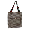 GUCCI GG Supreme Web Sherry Line Tote Bag Beige Red Green 39 02 003 71817