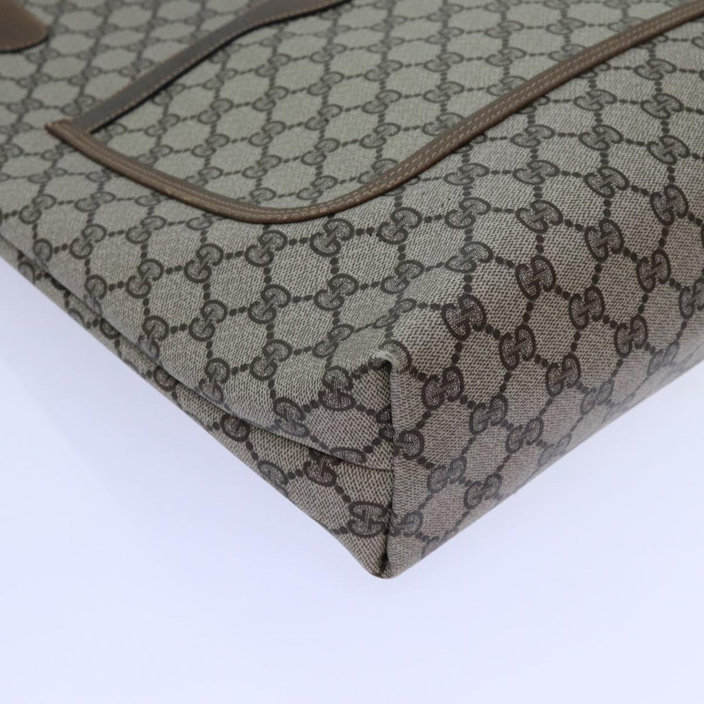 GUCCI GG Supreme Web Sherry Line Tote Bag Beige Red Green 39 02 003 71817