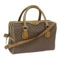 GUCCI Micro GG Supreme Hand Bag PVC Leather 2way Beige 71819