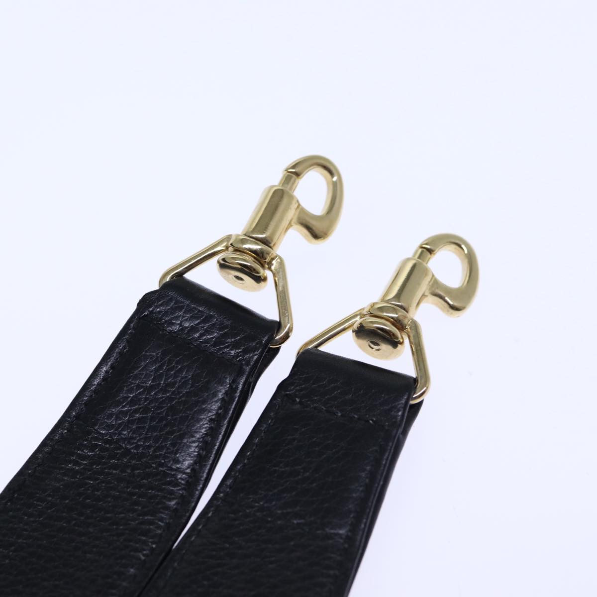 GUCCI Bamboo Shoulder Bag Leather 2way Black 71824