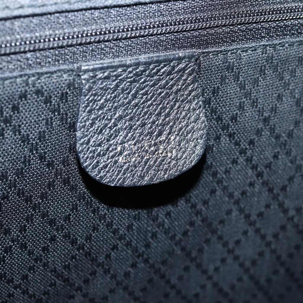 GUCCI Bamboo Backpack Suede Black 71825