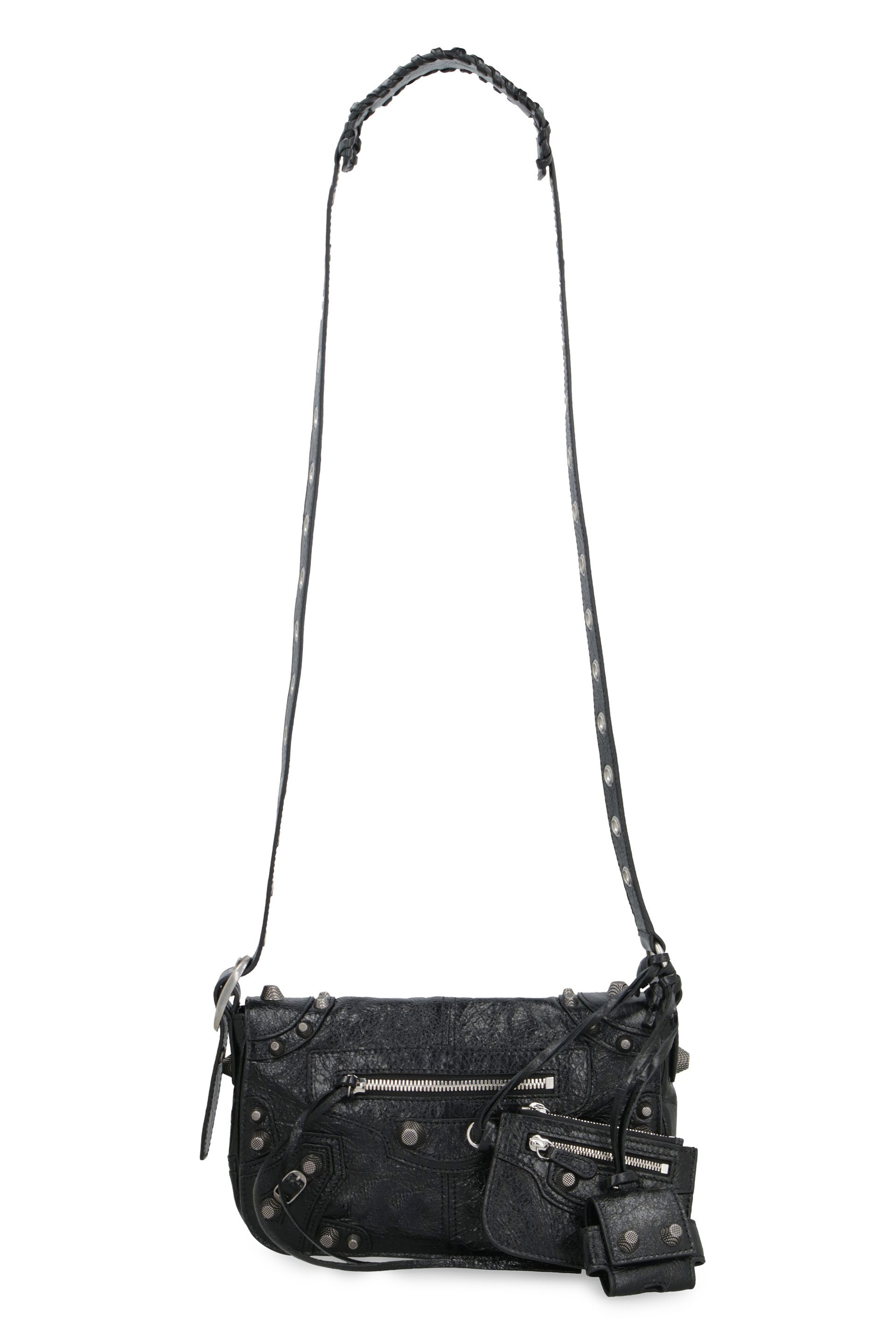 LE CAGOLE XS LEATHER BAG