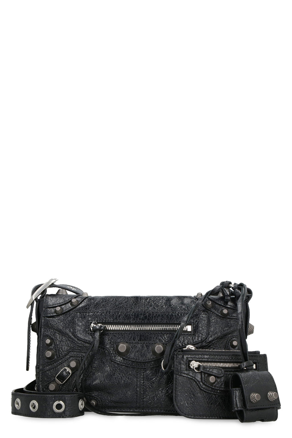 LE CAGOLE XS LEATHER BAG
