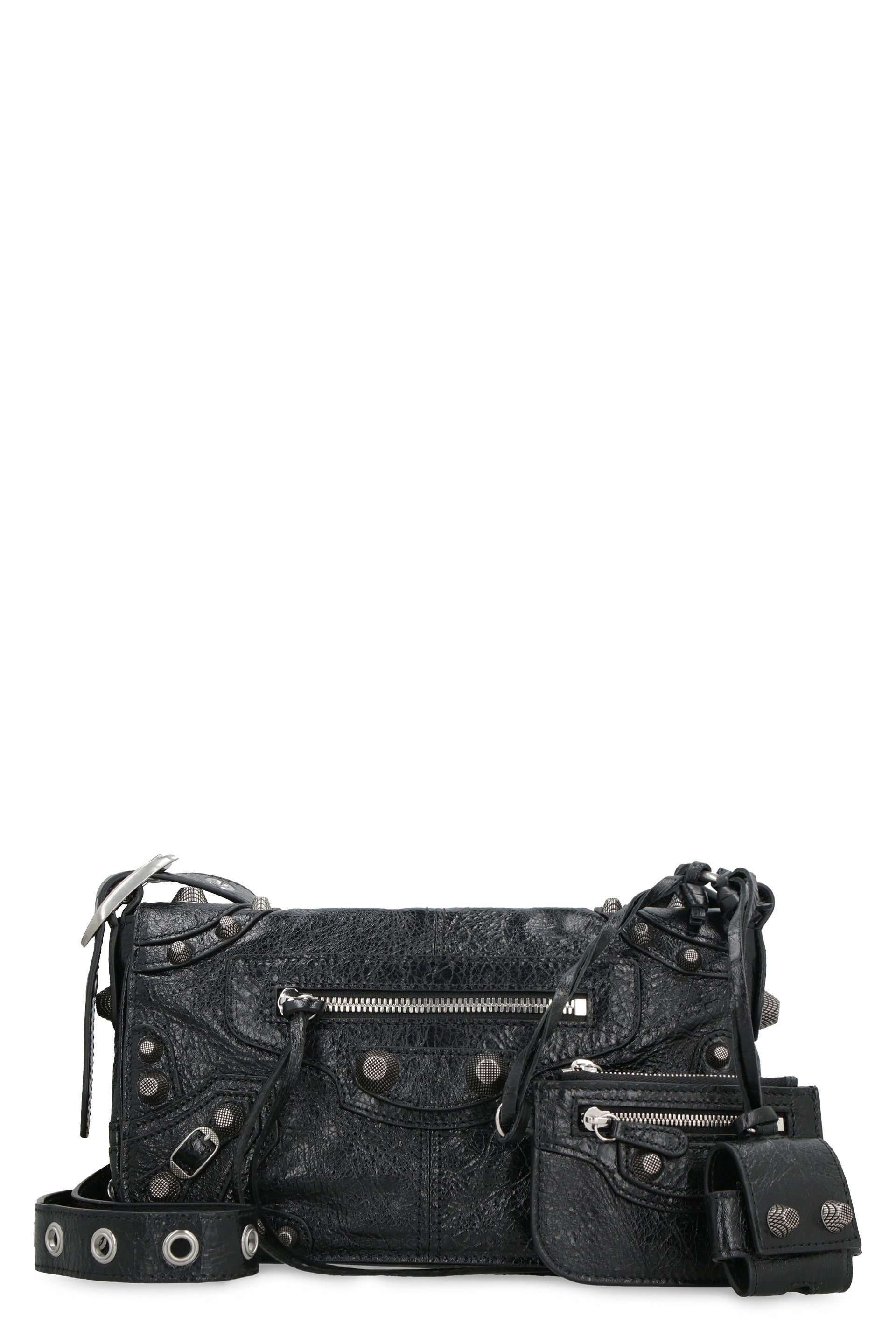 LE CAGOLE XS LEATHER BAG