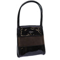 GUCCI Shoulder Bag Patent leather Brown 71917
