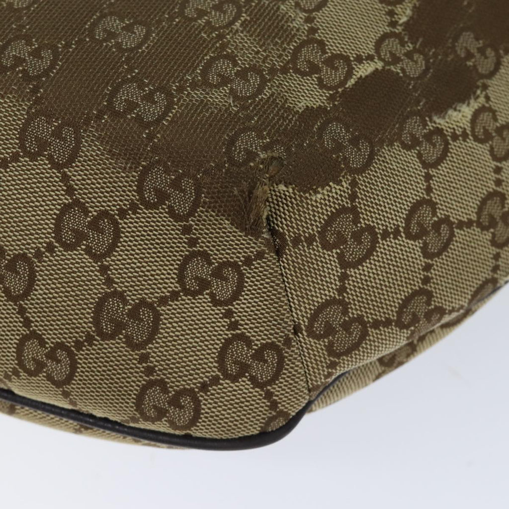GUCCI GG Canvas Web Sherry Line Shoulder Bag Beige Red Green 181092 71918
