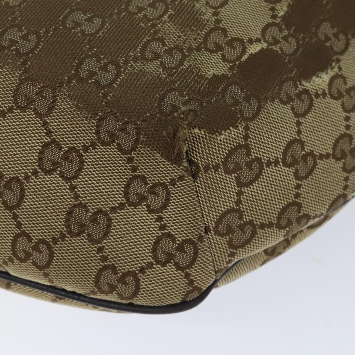 GUCCI GG Canvas Web Sherry Line Shoulder Bag Beige Red Green 181092 71918