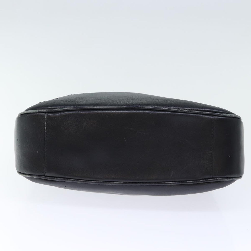 GUCCI Bamboo Shoulder Bag Leather 2way Black 001 1705 1638 71919
