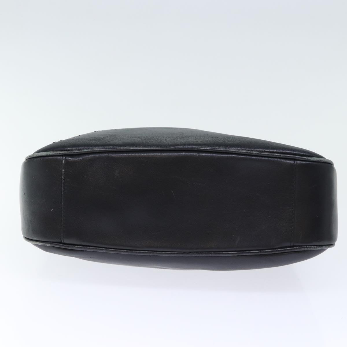 GUCCI Bamboo Shoulder Bag Leather 2way Black 001 1705 1638 71919