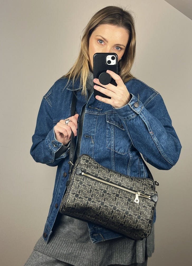 Vintage Celine Coated Canvas Sulky Bag