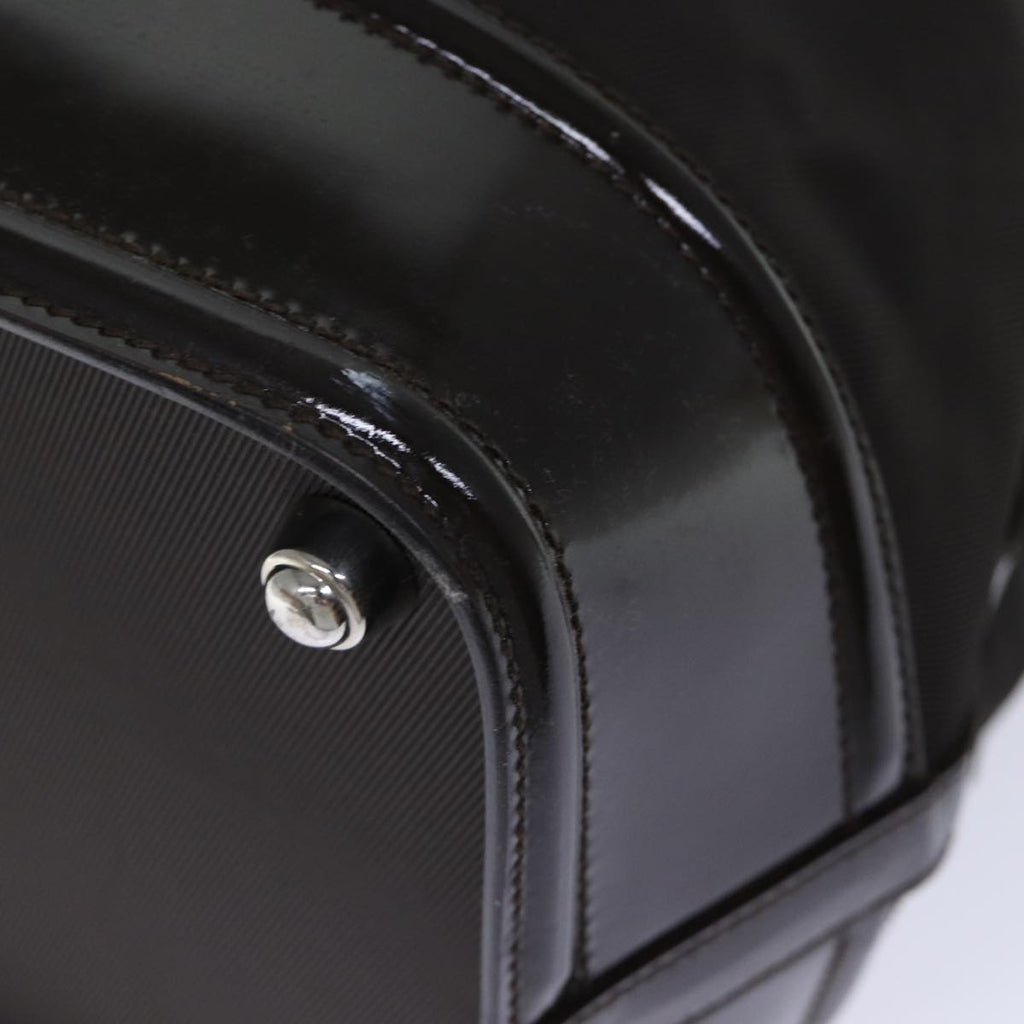 GUCCI Hand Bag Patent Nylon Brown 013 2122 2298 71922