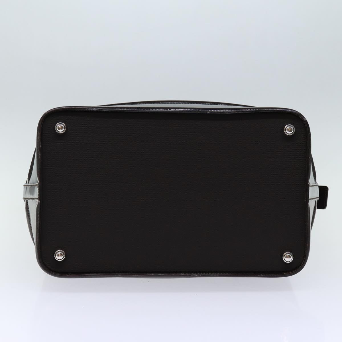 GUCCI Hand Bag Patent Nylon Brown 013 2122 2298 71922