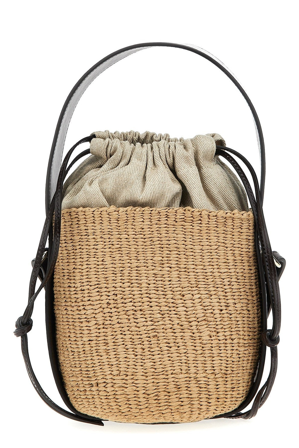 ChloÃƒÆ’Ã‚Â© Women Small 'Woody' Crossbody Bag In Woven Raffia And Pe