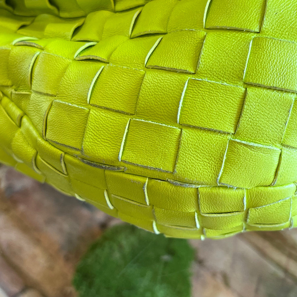 BOTTEGA VENETA Teen Jodie Green Nappa Intrecciato Hobo Bag