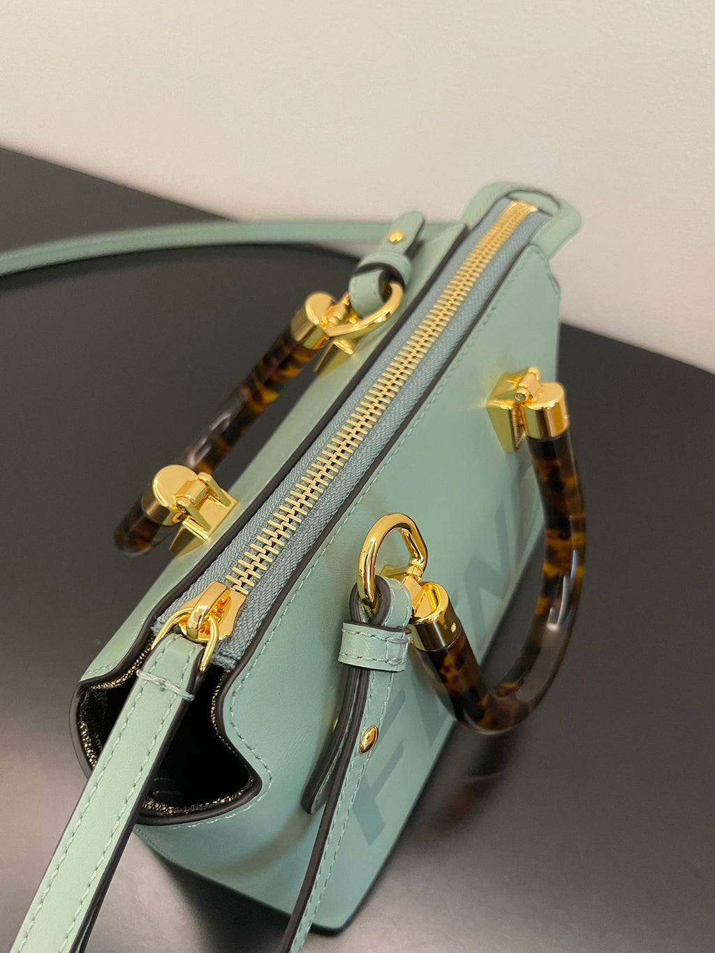 FI By The Way Mint Green Mini Bag For Woman 17cm/6.5in 8BS067AGLAMILF03HW