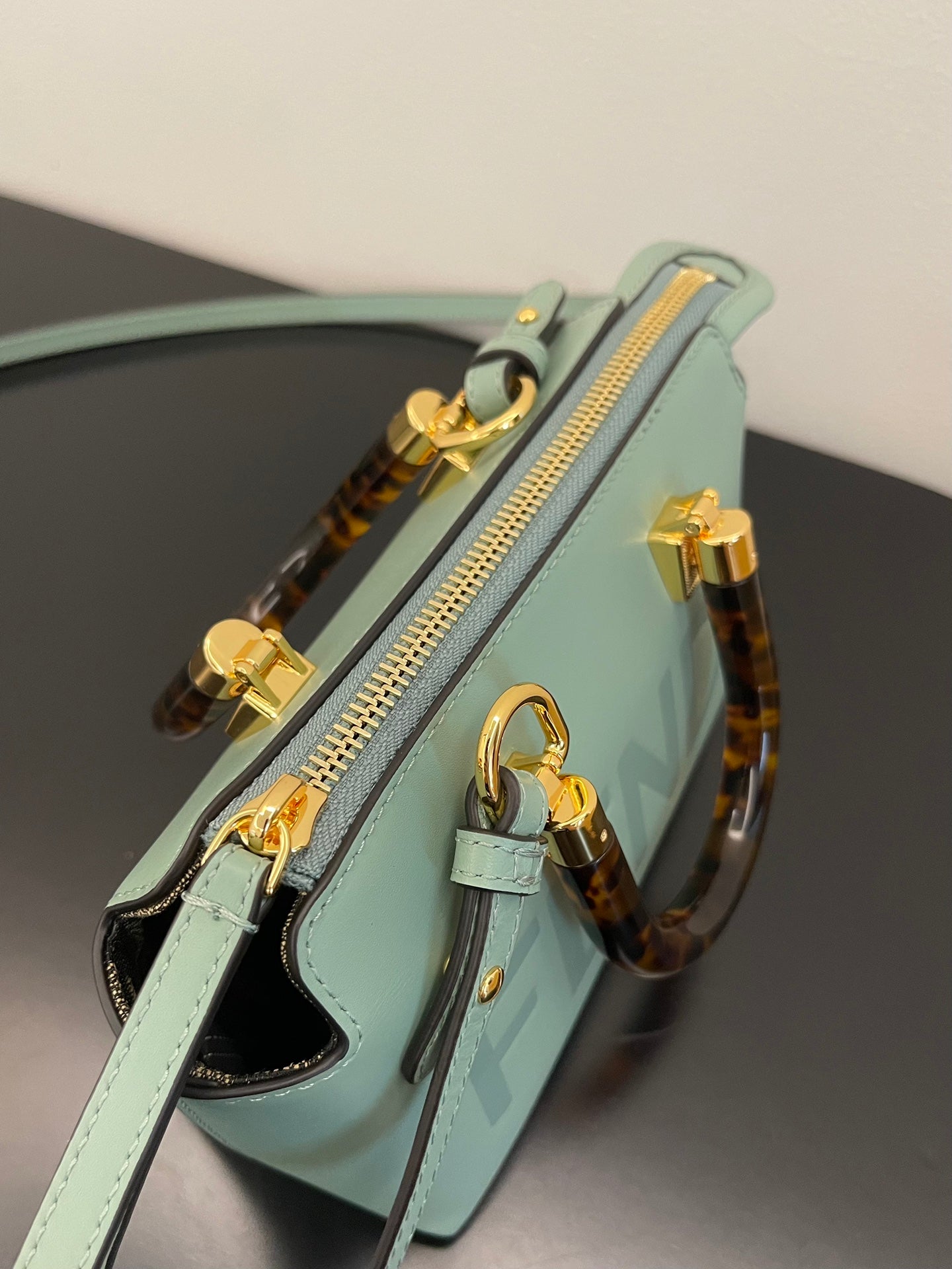 FI By The Way Mint Green Mini Bag For Woman 17cm/6.5in 8BS067AGLAMILF03HW