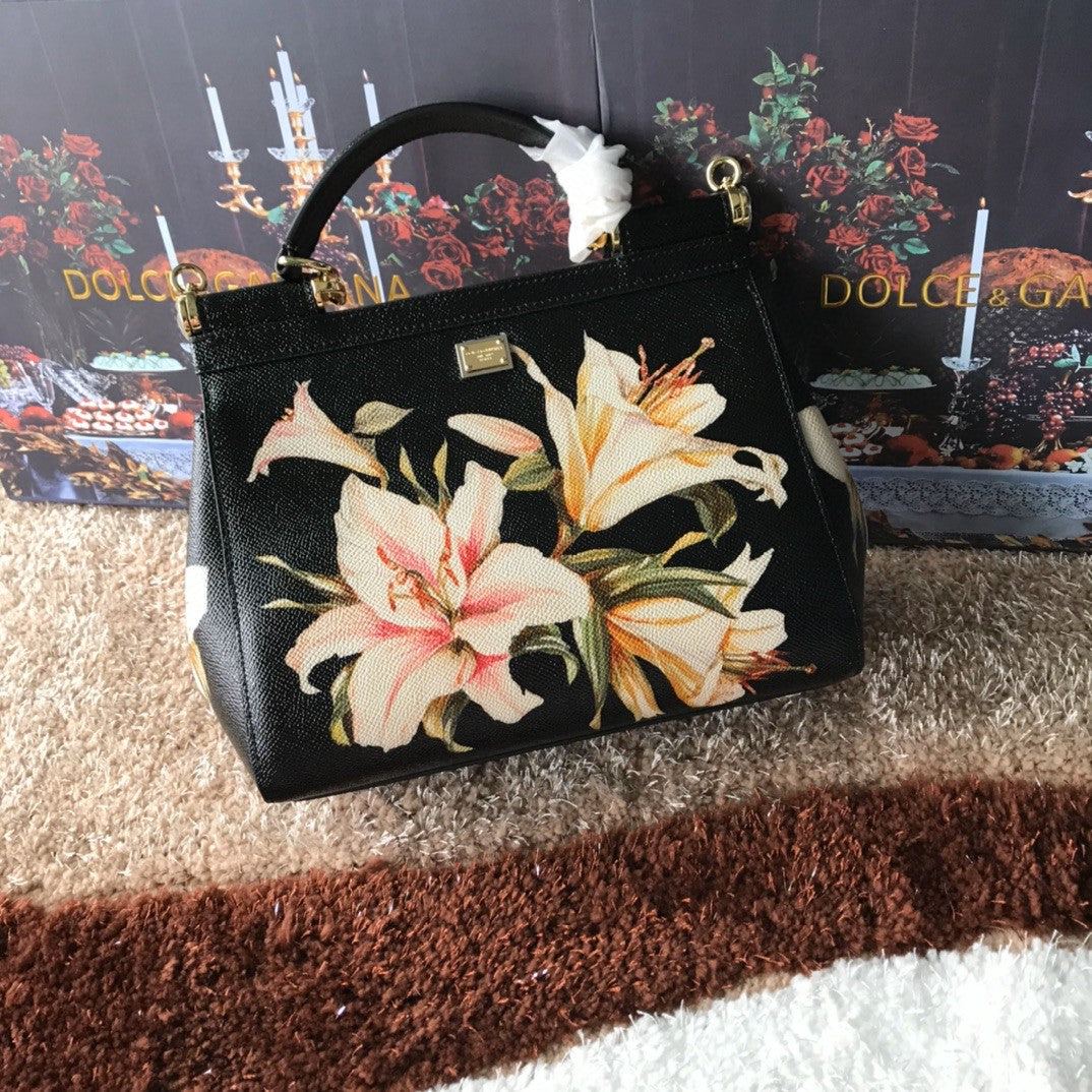 GLAMI MeGLAMIum Sicily Handbag Unique Print Motifs Muticolour For Women 10.2in/26cm GLAMI