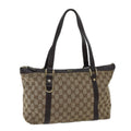 GUCCI GG Canvas Shoulder Bag Beige 141470 72027