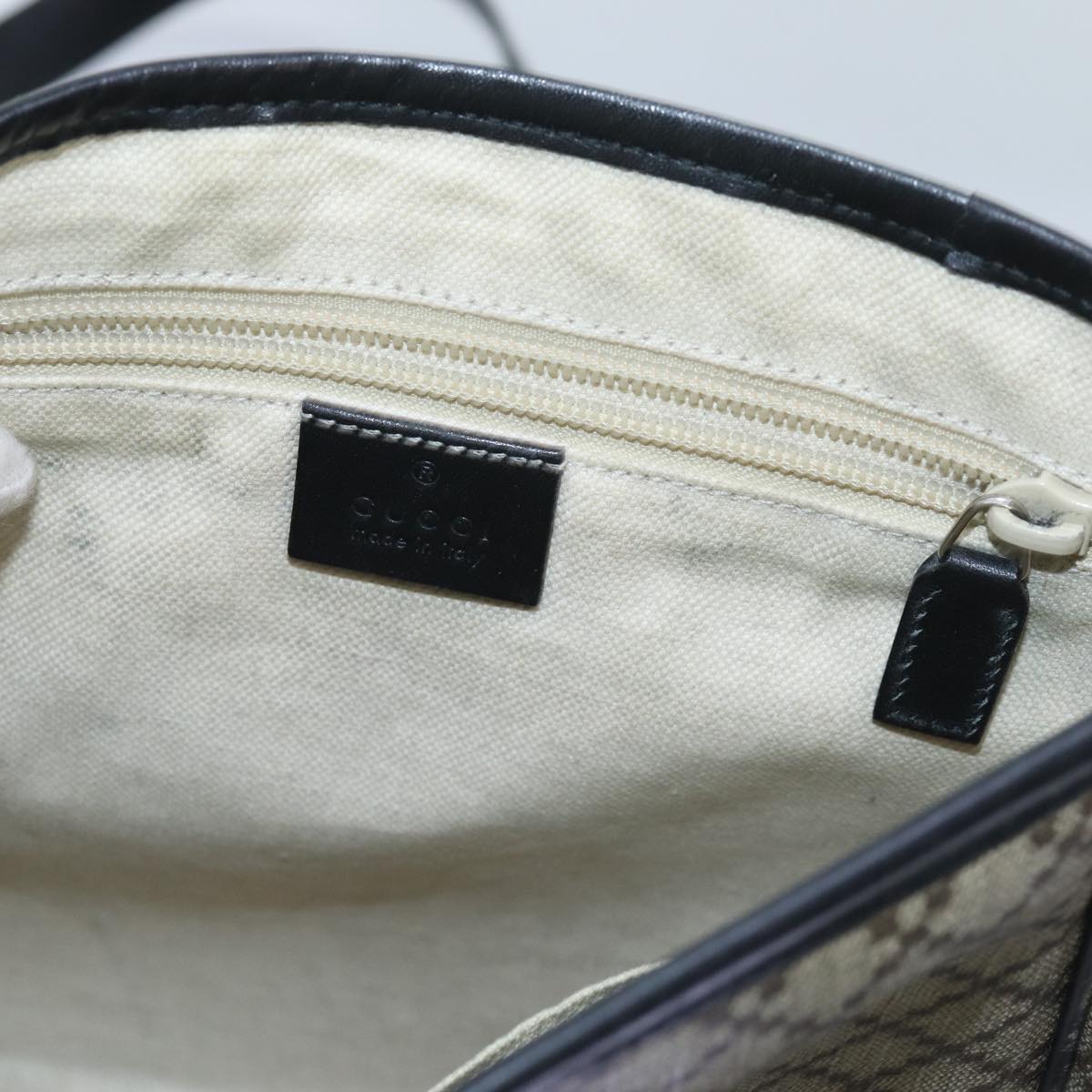 GUCCI Shoulder Bag PVC Beige 295679 72028