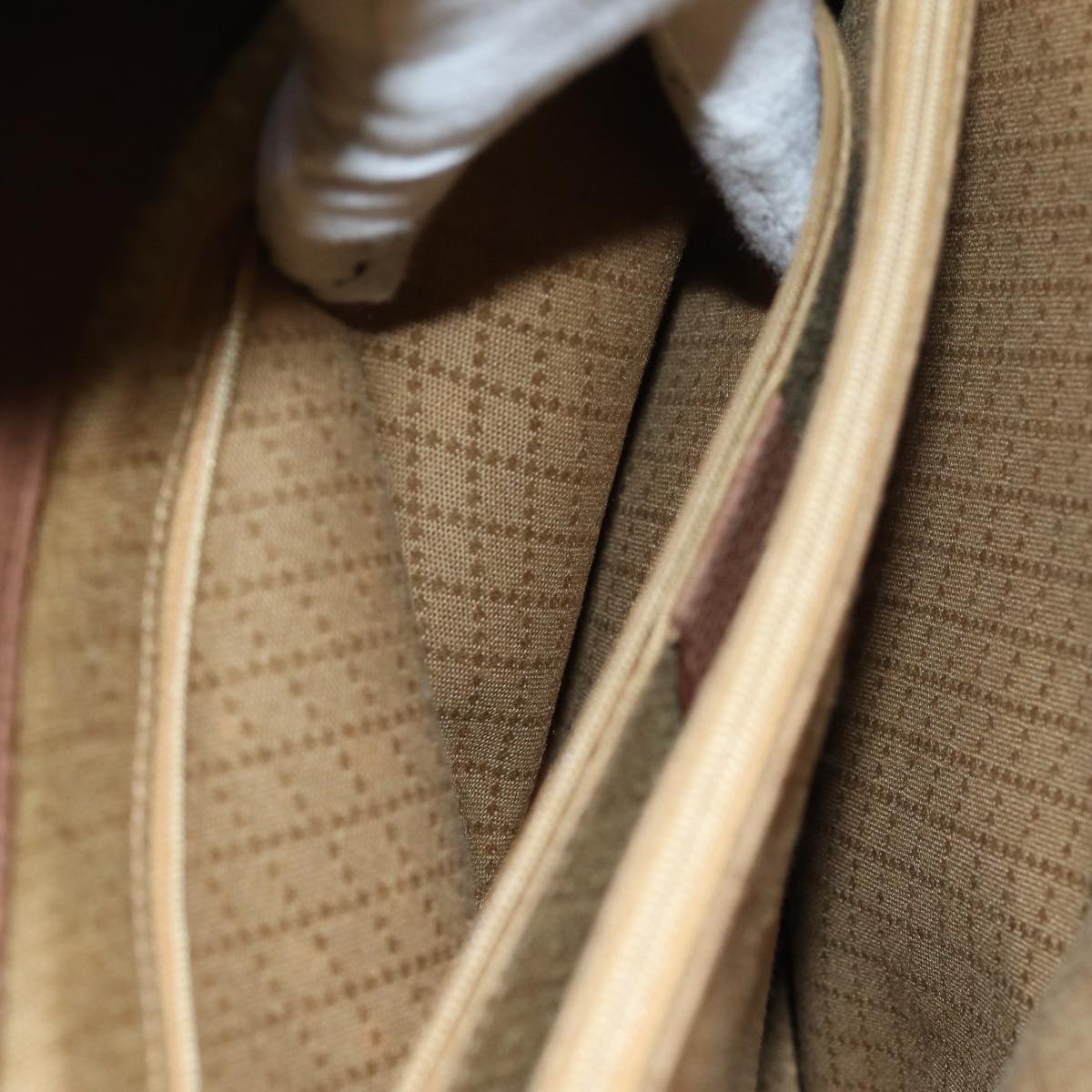 GUCCI Bamboo Hand Bag Suede 2way Brown 002 123 0322 72032