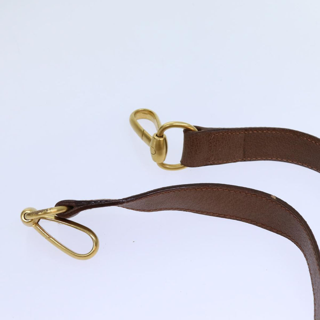 GUCCI Bamboo Hand Bag Suede 2way Brown 002 123 0322 72032