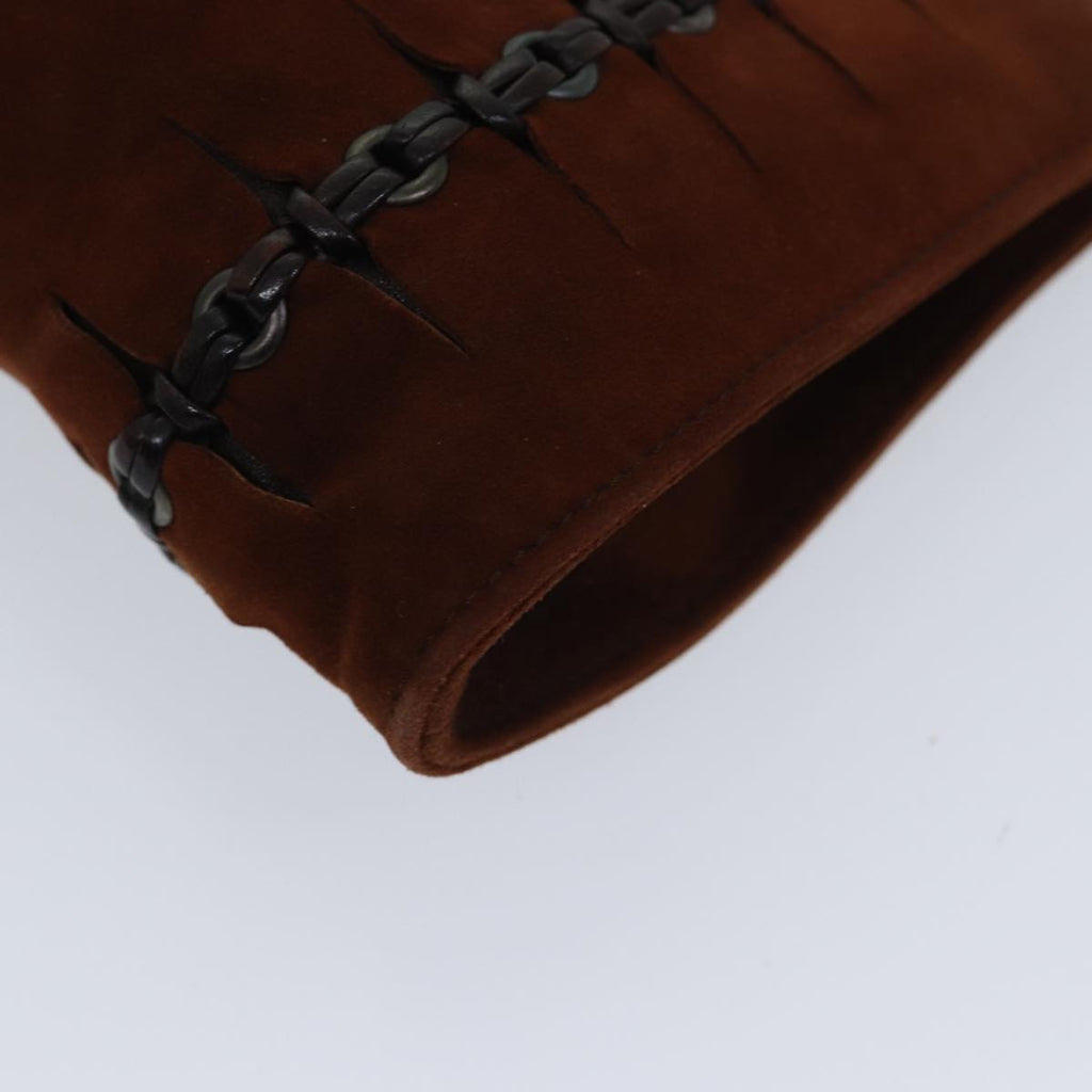 GUCCI Pouch Suede Brown 101684 72036
