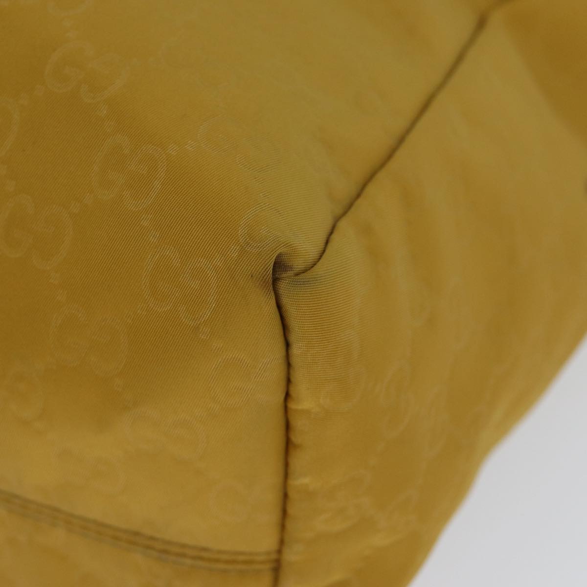 GUCCI GG Canvas Tote Bag Yellow 282439 72047