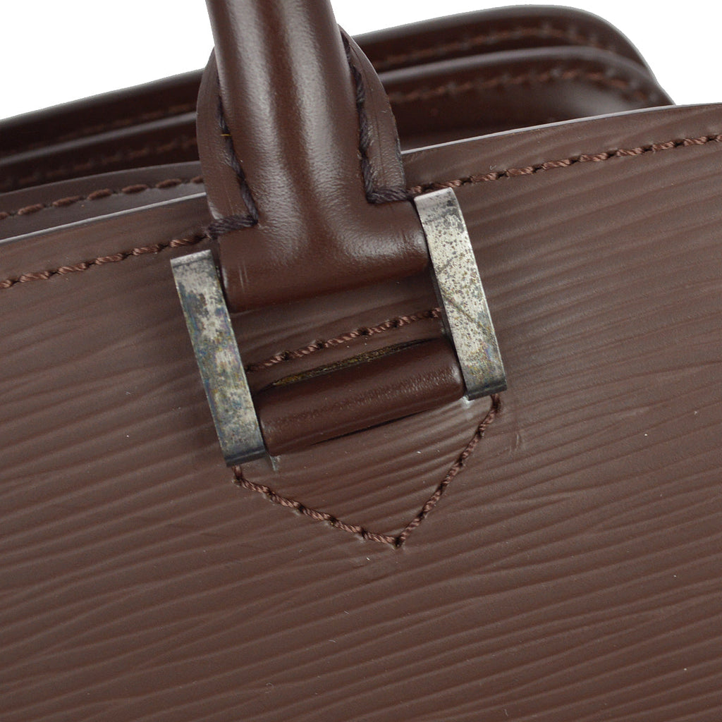 Louis Vuitton 2001 Epi Brown Pont Neuf Handbag M5205D