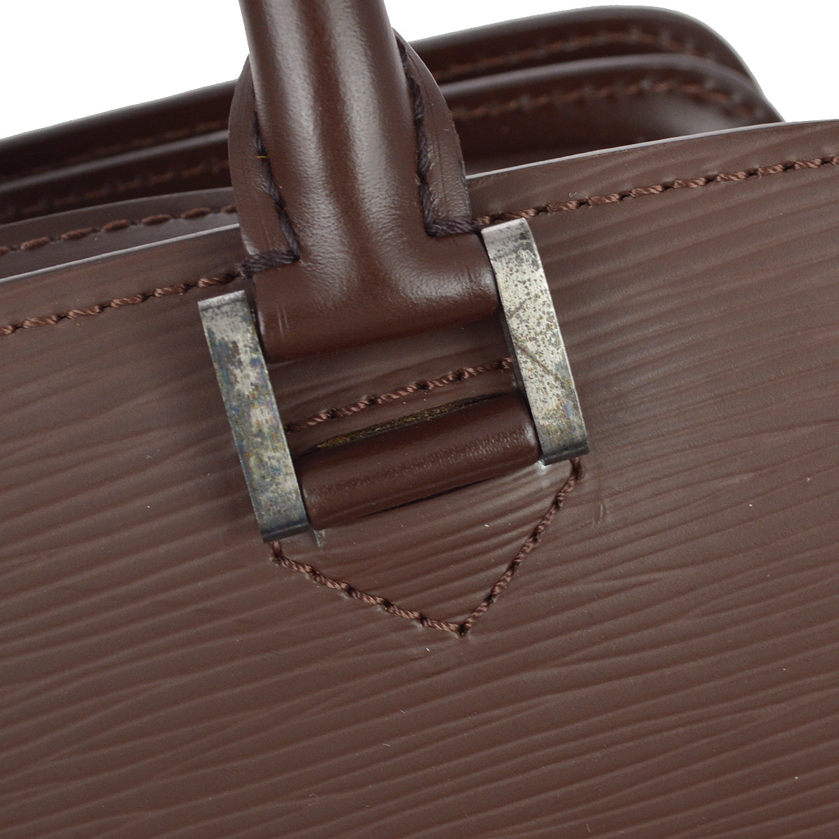 Louis Vuitton 2001 Epi Brown Pont Neuf Handbag M5205D